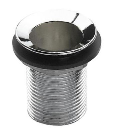 Picture of Bar Plug Brass Nickel-plated Tapered Flange 1" Npt 1-1/4" Opening