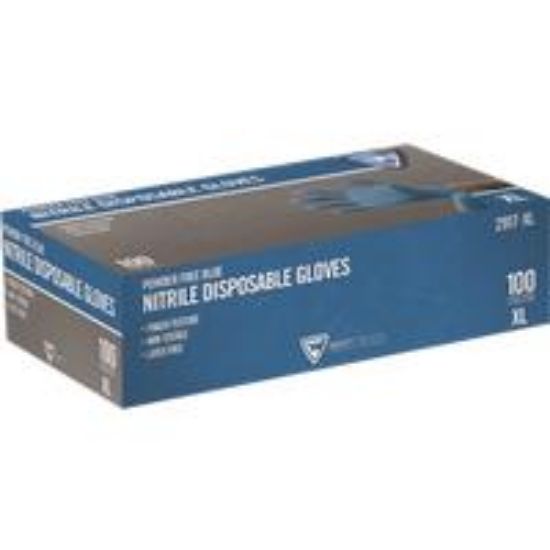 Picture of Disposable-Gloves Blue Box/100