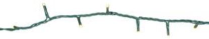 Picture of String-lights 100-lamps Warm-white Green-cord