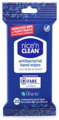 Picture of Hand-wipes Anti-bacterial Pack/20 5" X 8"