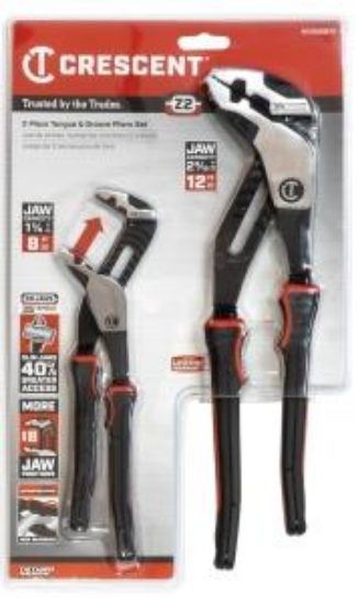 Picture of Groove-joint Pliers Wide-jaw 8" And 12" Set