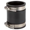 Picture of Schedule-40 Rubber-fitting Coupling Flexible Steel/pvc/cast-iron 2"