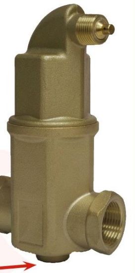 Picture of Air-separator Valve Hydronic-heating Brass 1"