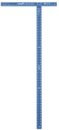 Picture of T-square Drywall Aluminum Blue Sae-1/8" 47-7/8"