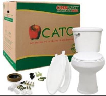 Picture of Toilet-to-go 3"-outlet Ada Elongated White 1.6-gpf