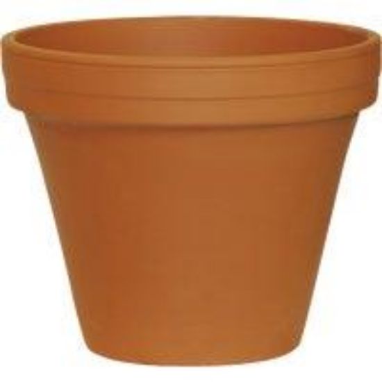 Picture of Flower-pot Standard Clay Terra-cotta 8-3/4"h X 10-1/4"d