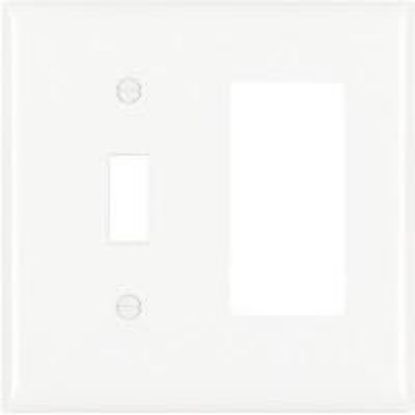 Picture of 2-Gang Combination-Toggle-Decorator Wall-Plate