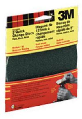 Picture of 9142W 5" - 80-Grit No-Hole Hook-&-Loop Discs