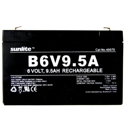 Picture of B6v9.5A 9.5AH Emergency Battery C25A