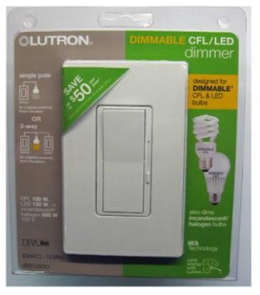 Picture of Cfl/led Lighting-Dimmer 150-watt Single-Pole Or 3-Way White