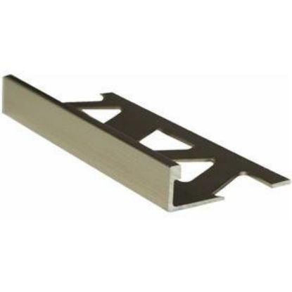 Picture of 8´ X 5/16" Satin-finish Titanium-color Tile-edge