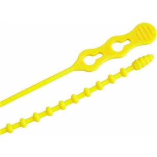 Picture of Cable-Tie Beaded 24" Yellow 140lb