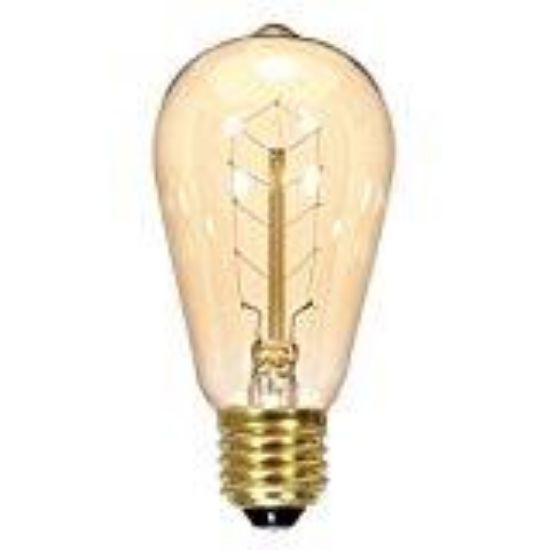 Picture of Satco Vintage Style 40 St19/cl/96/120v