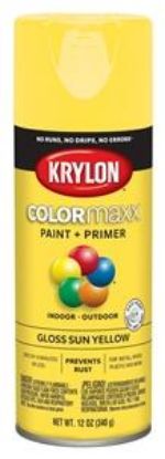 Picture of Paint-&-Primer Indoor-&-Outdoor Anti-Rust Sun Yellow