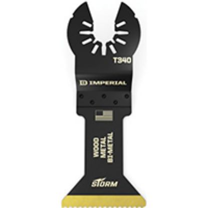 Picture of Universal Oscillating Blade One-fit 1-5/8 Inch-Long X 1-3/4 In W Bi-metal Titanium Coated Pk10