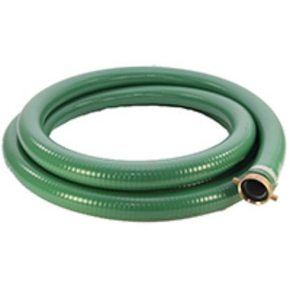 Picture of Suction-hose 2" Id Pvc Green Male Thread X Female 20'