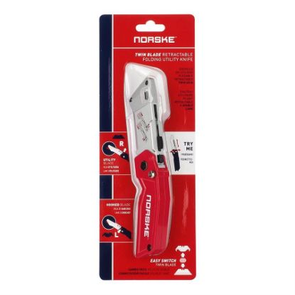 Picture of Utility-knife Retractable Folding Twin-blade