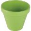 Picture of Flower-pot Clay Glazed Green 4-1/2"h X 3-3/4"d