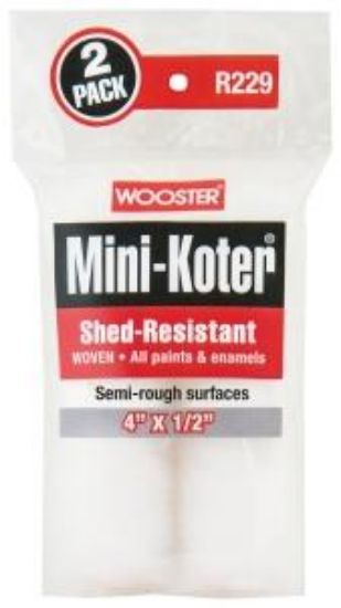 Picture of Mini-roller Semi-rough Woven 1/2"-nap 4" Pack-2