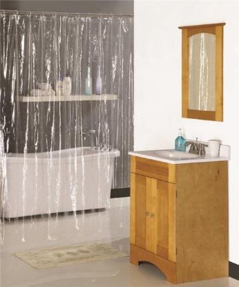 Picture of 70 X 72 Vinyl Shower-Curtain-Liner Clear