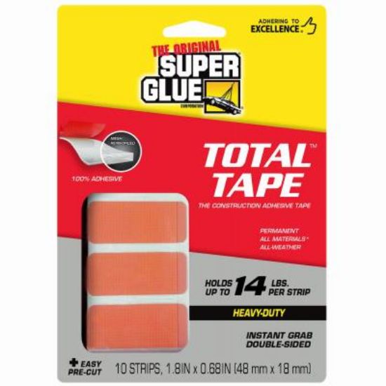 Picture of Mounting-Tape Pre-cut Strips 1.8" X0.68" Pack/10