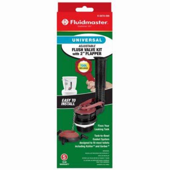 Picture of Universal Flush Valve Repair Kit With Flapper And Gasket 2"