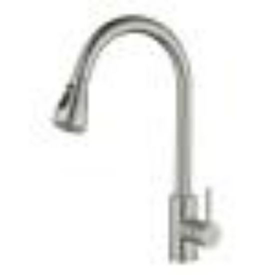 Picture of Kitchen-faucet Single-handle Pull-down Spray Stainless-steel