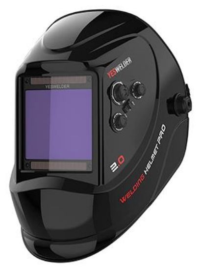 Picture of Welding-helmet Auto-darkening Arc-welding Solar-power Large-screen 3.94" X 3.66"