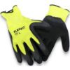 Picture of String-knit-glove Polyester High-vis Yellow Latex-dipped Black