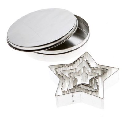 Picture of Cookie-Cutter Crinkle Star Set/5