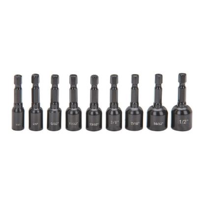 Picture of Nutsetter Kit Sae Magnetic 1/4"-hex-shank 9-pieces