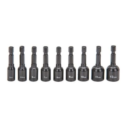 Picture of Nutsetter Kit Metric Magnetic 1/4"-hex-shank 9-pieces