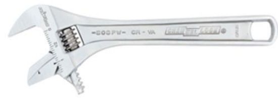 Picture of Adjustable-wrench Reversible-jaw Cr-va-steel 8"