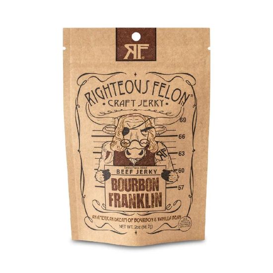 Picture of Beef Jerky Bourbon Franklin 2-oz