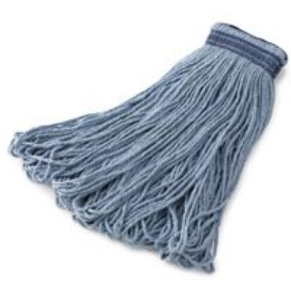Picture of Mop-Head Fge23800 Bl00 Looped-end Head 24 Oz Capacity Cotton/synthetic Blue