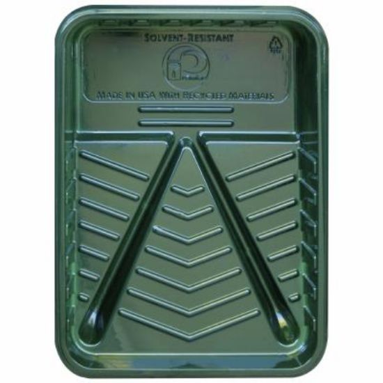 Picture of Paint-roller-tray 9" Green Plastic Disposable Paint Solvent Resistent (Recycled Material)