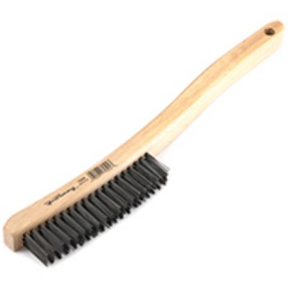 Picture of Scratch-brush Curved-handle Carbon-steel Bristle