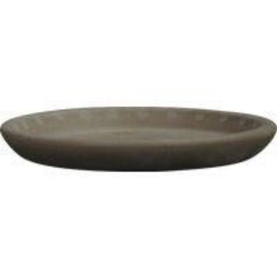 Picture of Plant-Saucer Clay Dark-basalt 8"