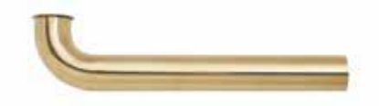 Picture of Tubular-brass Waste-bend Direct-connect Rough-brass 1-1/2" X 15"