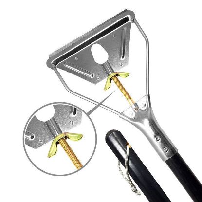 Picture of String-mop Handle Wing-nut Quick-change Wooden-handle 60"