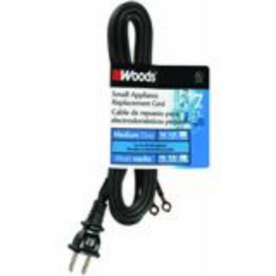 Picture of Appliance Power-supply-cord Black 16/2 7'