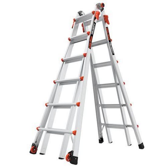 Picture of Articulating Ladder Single-joint Aluminum Type-1a 26'