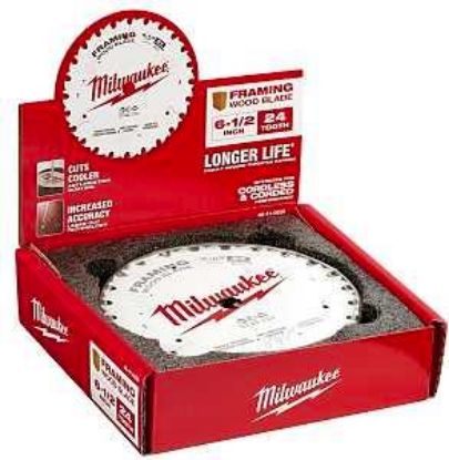 Picture of Circular Saw Blade, Cobalt/tungsten Carbide, 5/8"-arbor, 24-teeth, 6-1/2"