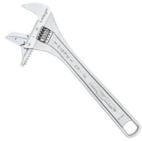 Picture of Adjustable-wrench Reversible-jaw Cr-va-steel 10"