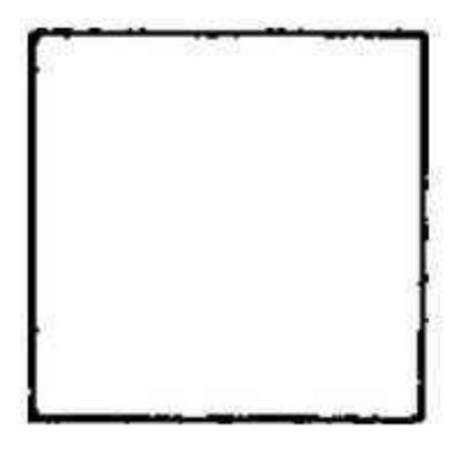 Picture of Square Pine Molding 3/4" x 3/4"