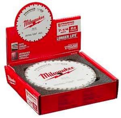 Picture of Circular Saw Blade, Cobalt/tungsten Carbide, 5/8 In Arbor, 24-teeth, 7-1/4"