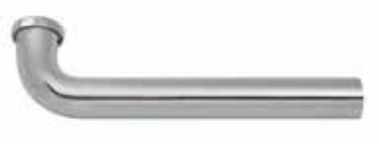 Picture of Tubular-brass Waste-bend Slip-joint Chrome-plate 1-1/2" X 18"