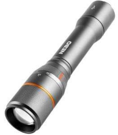 Picture of Flashlight, Led Lamp, Rechargeable Black 2000 Lumens