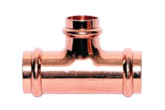 Picture of Copper-Fitting Press-Join Tee P X P X P 1-1/2" X 1-1/2" X 1-1/4"