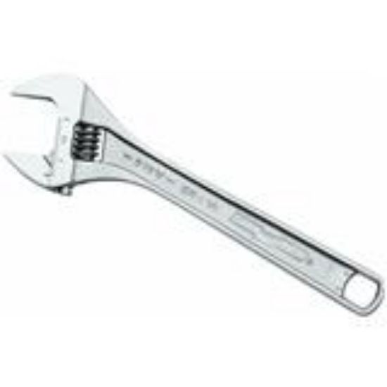 Picture of Adjustable-wrench Cr-va-steel Wide-jaw 8"